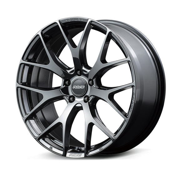 RAYS HOMURA 2x7FT wheel in Black Chrome Coating (YNJ)