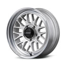 RAYS HOMURA 2x9L-RA wheel in Sunlight Silver / Rim DMC (ZAJ)