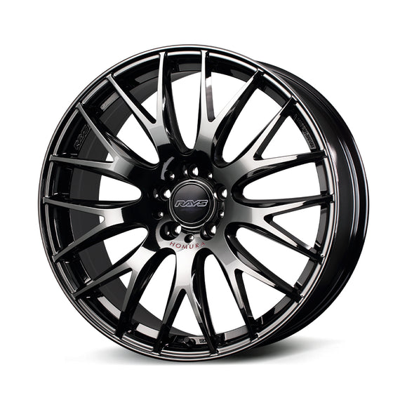 RAYS HOMURA 2x9Plus JET BLACK EDITION IV wheel in Black Chrome Coating / RAP (Y8J)
