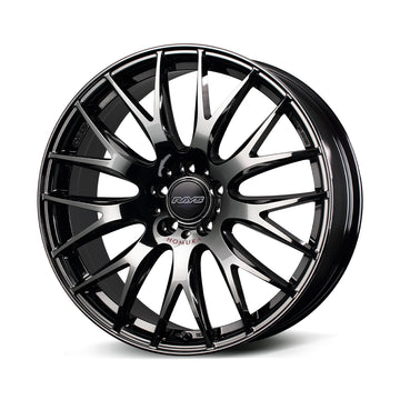 RAYS HOMURA 2x9Plus JET BLACK EDITION IV wheel in Black Chrome Coating / RAP (Y8J)
