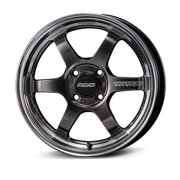 RAYS VOLK RACING TE37KCR PROGRESSIVE MODEL Shining Black Metal/FDMC Rim (HF)