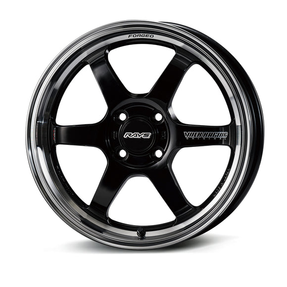RAYS VOLK RACING TE37KCR PROGRESSIVE MODEL Black/FDMC Rim (KF)