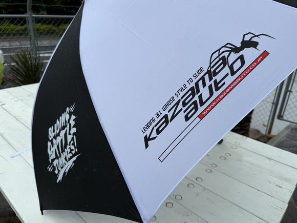 KAZAMA Racing Parasol (White / Black) – image 2