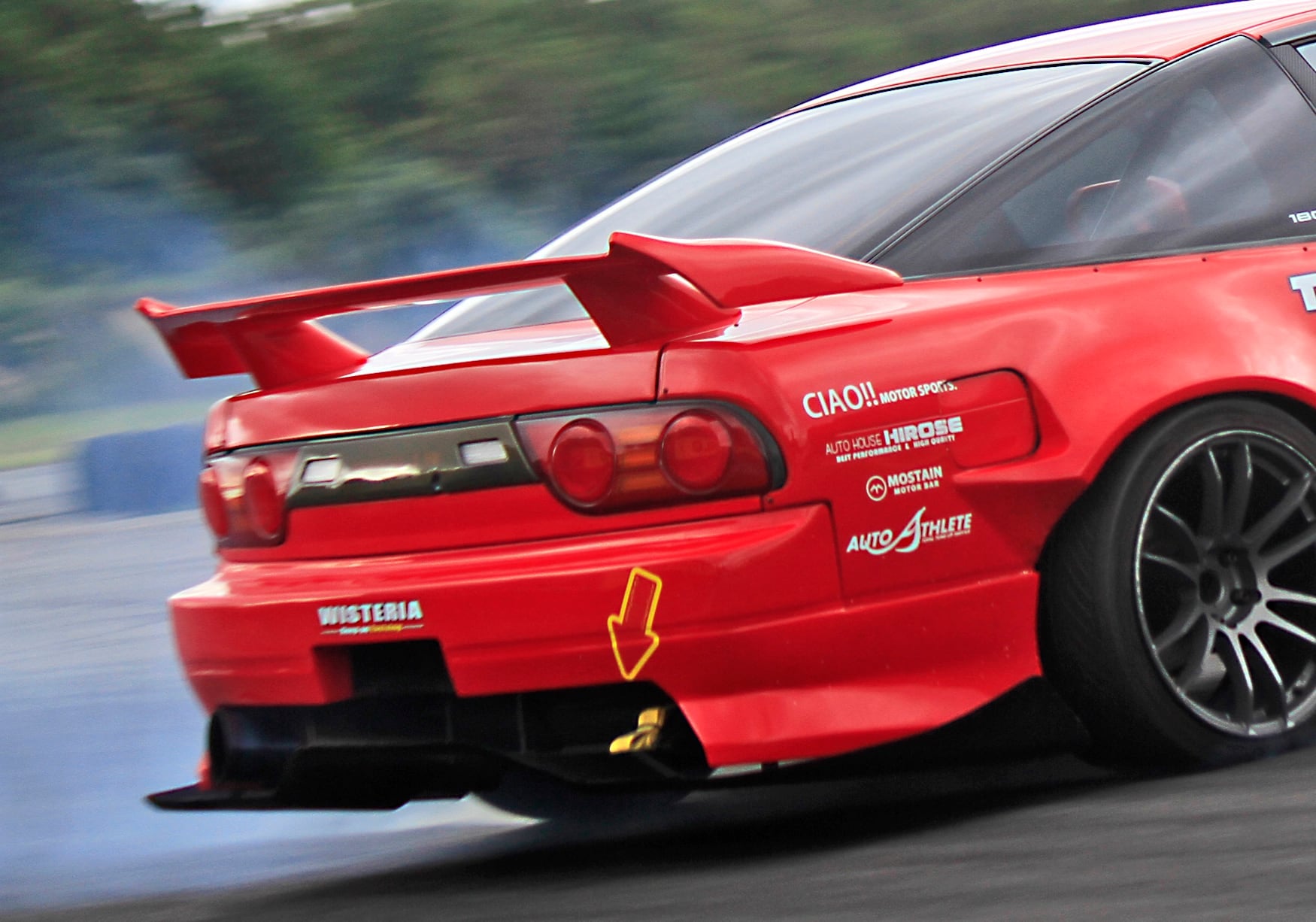 Wisteria Full Aero Kit & Rear Wing for S13 Hatchback, FRP | Kurumaya ...