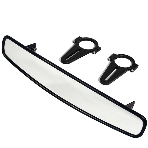 Longacre 52-22531 17" Wide Angle Mirror Kit - Short Brackets