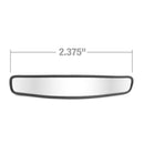Longacre 52-22537 14" Wide Angle Mirror Kit - Long Brackets