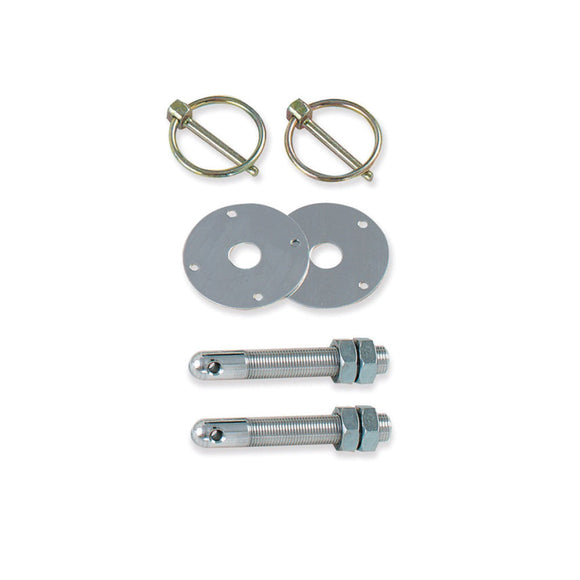 Longacre 52-23500 Aluminum Hood Pin Kit - 1/2"-20 Set of 2