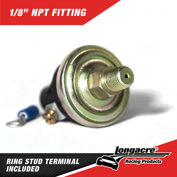 Longacre 52-43000 15-50 psi Oil Pressure 1/8" NPT sender only