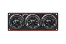 Longacre 52-44562 SMi™ Elite Waterproof Gauge Panel, 3 Gauge Oil Pressure/Wate