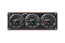 Longacre 52-44563 SMi™ Elite Waterproof Gauge Panel, 3 Gauge Oil Pressure/Wate