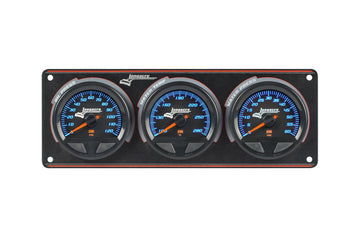 Longacre 52-44565 SMi™ Elite Waterproof Gauge Panel from Longacre, 3 Gauge Oil