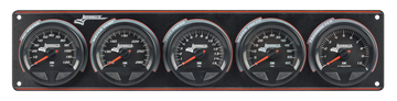 Longacre 52-44578 SMi™ Elite Waterproof Gauge Panel from Longacre,  4 Gauge Oi