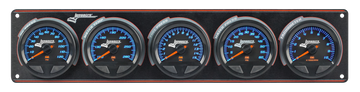 Longacre 52-44578 SMi™ Elite Waterproof Gauge Panel from Longacre,  4 Gauge Oi