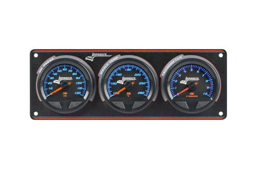 Longacre 52-44583 SMi™ Elite Waterproof Gauge Panel from Longacre, 2 Gauge Oil