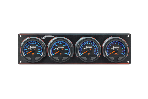 Longacre 52-44585 SMi™ Elite Waterproof Gauge Panel from Longacre, 3 Gauge Oil