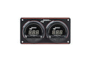 Longacre 52-44660 Digital Elite LED Waterproof Gauge Panel, 2 Gauge Oil Pressu