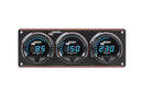 Longacre 52-44661 Digital Elite LED Waterproof Gauge Panel, 3 Gauge Oil Pressu