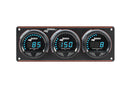 Longacre 52-44662 Digital Elite LED Waterproof Gauge Panel, 3 Gauge Oil Pressu