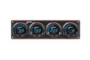 Longacre 52-44666 Digital Elite LED Waterproof Gauge Panel, 4 Gauge Oil Pressu
