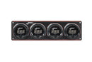 Longacre 52-44666 Digital Elite LED Waterproof Gauge Panel, 4 Gauge Oil Pressu
