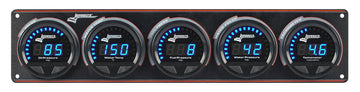Longacre 52-44678 Digital Elite LED Waterproof Gauge Panel from Longacre, 4 Ga