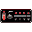 Longacre 52-44869 Flip-up Start / Ignition panel w/ 4 acc & pilot lights