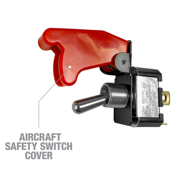 Longacre 52-45470 2 Terminal HD Ignition Switch w/ Flip-Up Cover