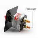 Longacre 52-45760 Manual Battery Disconnect Switch With Panel - 2 Terminal