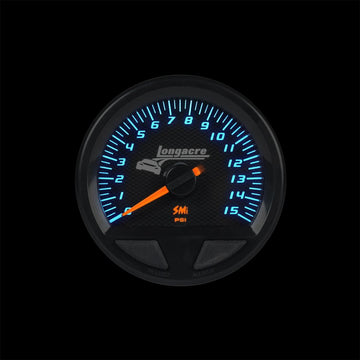 Longacre 52-46742 SMi™ Elite Waterproof Gauges, Fuel Pressure 0-15 psi, Sensor