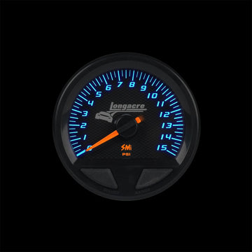 Longacre 52-46750 SMi™ Elite Waterproof Gauges, Fuel Pressure 0-15 psi, Sensor