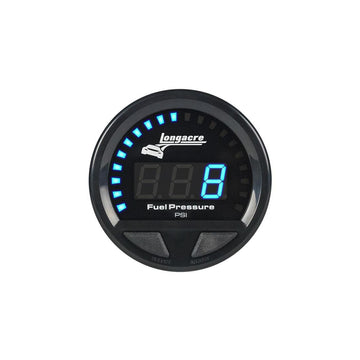Longacre 52-46858 Digital Elite LED Waterproof Gauges, Fuel Pressure 0-15 psi,