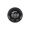 Longacre 52-46862 Digital Elite LED Waterproof Gauges, Volt Gauge 8-18, Sensor