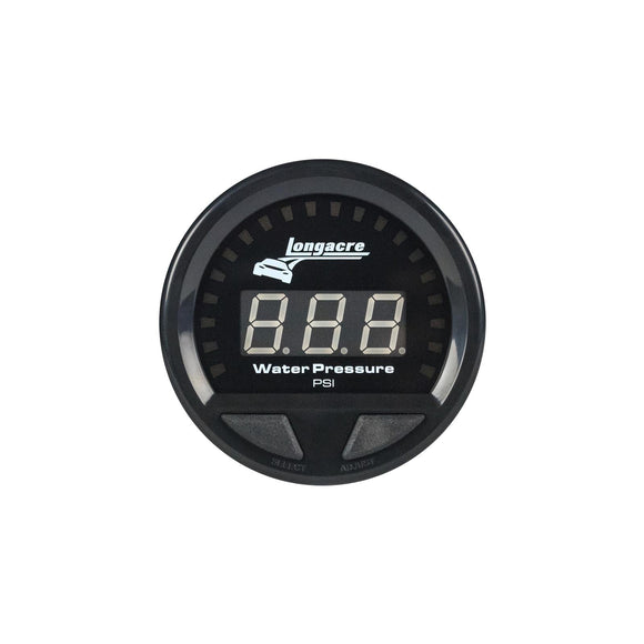 Longacre 52-46864 Digital Elite LED Waterproof Gauges, Water Pressure 0-60 psi