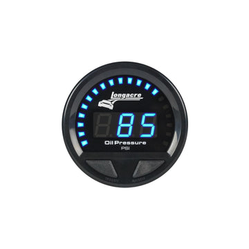 Longacre 52-46865 Digital Elite LED Waterproof Gauges, Oil Pressure 0-120 psi,