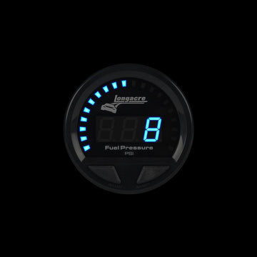 Longacre 52-46866 Digital Elite LED Waterproof Gauges, Fuel Pressure 0-15 psi,