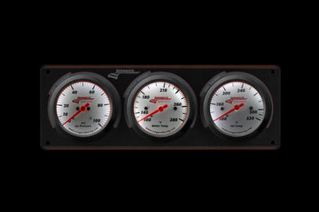 Longacre 52-46913 Sportsman™ Elite 3 Gauge Panel Oil Pressure, Water Temperatu