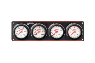 Longacre 52-46917 Sportsman™ Elite 4 Gauge Panel Oil Pressure, Water Temperatu