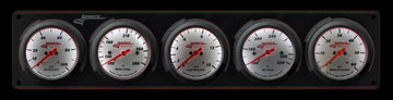 Longacre 52-46918 Sportsman™ Elite 5 Gauge Panel Oil Pressure, Water Temperatu