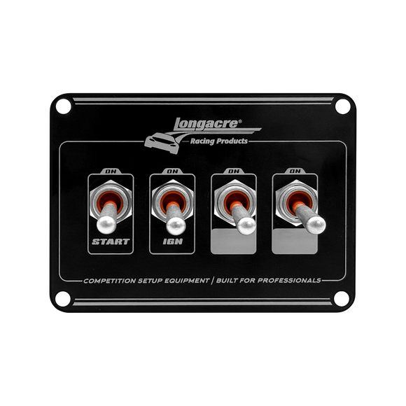 Longacre 52-48792 Longacre Elite 4 Switch Ignition Panel | 52-48792
