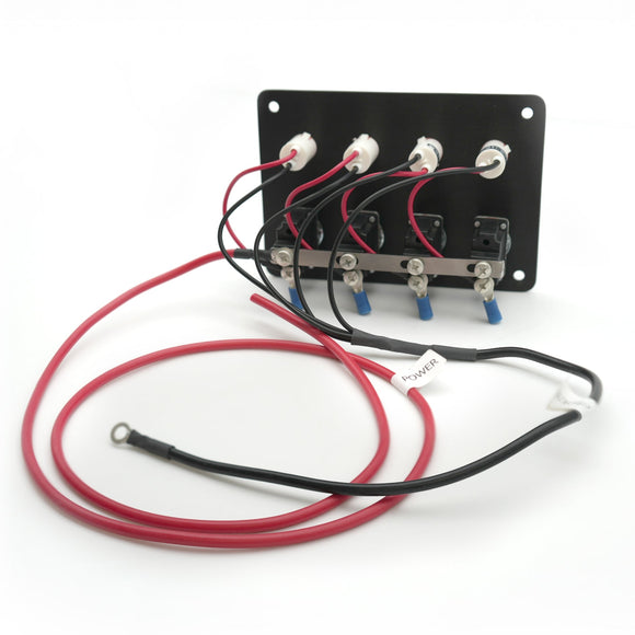 Longacre 52-48865 Elite Switch Panel - 4 ACC With Lights