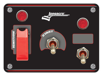 Longacre 52-48966 Elite Switch Panel - Starter/Ignition/1 ACC With Lights & Fl