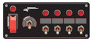 Longacre 52-48969 Elite Switch Panel - Starter/Ignition/4 ACC With Lights