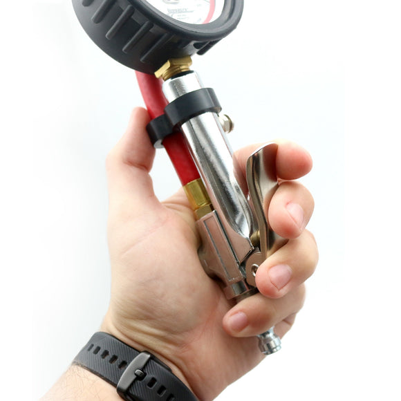 Longacre 52-50315 Quick Fill Tire Gauge and Tank 0-60 psi