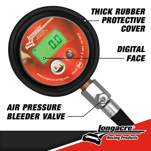 Longacre 52-53003 Semi Pro Digital Tire Gauge