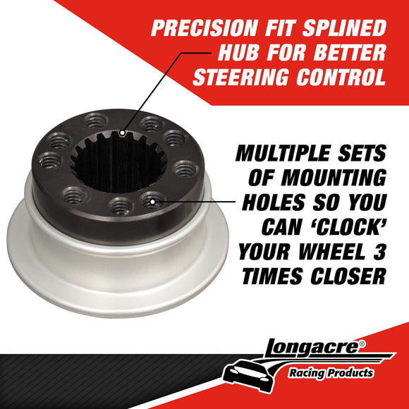 Longacre 52-56605 Precision Fit Splined Hub Quick Disconnect
