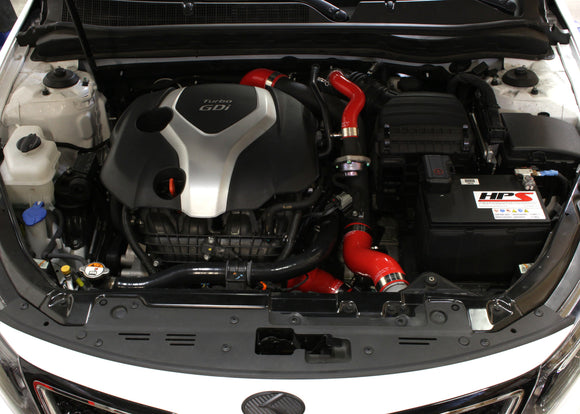 HPS シリコンインタークーラーホースキット Hyundai Sonata / Kia Optima 2.0L Turbo用