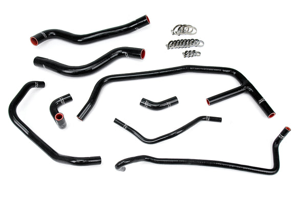HPS シリコンラジエーター＆ヒーターホースキット Ford Mustang Ecoboost 2.3L Turbo 2015-2019用
