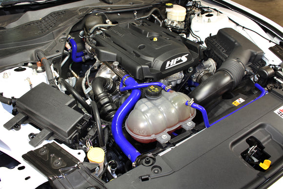 HPS シリコンラジエーター＆ヒーターホースキット Ford Mustang Ecoboost 2.3L Turbo 2015-2019用