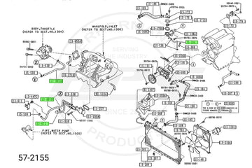 HPS シリコンクーラントホースキット Mazda Miata 1.6L 1990-1993用 - 0