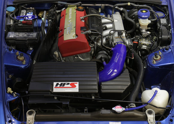 HPS シリコンエアインテークホース Honda S2000 AP2 2.2L F22 drive-by-wire 2006-2009用